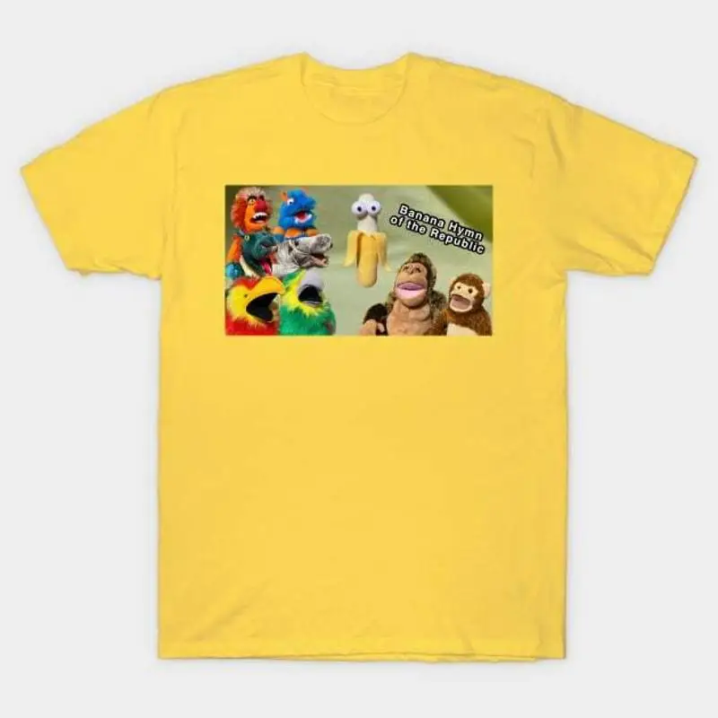 Camiseta con himno de plátano de la República