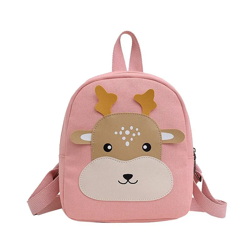 Cartoon Kindergarten Small Schoolbags for Girls Cute Canvas Children Backpack Boy Fashion Student Shoulders Bag Mochila Infantil