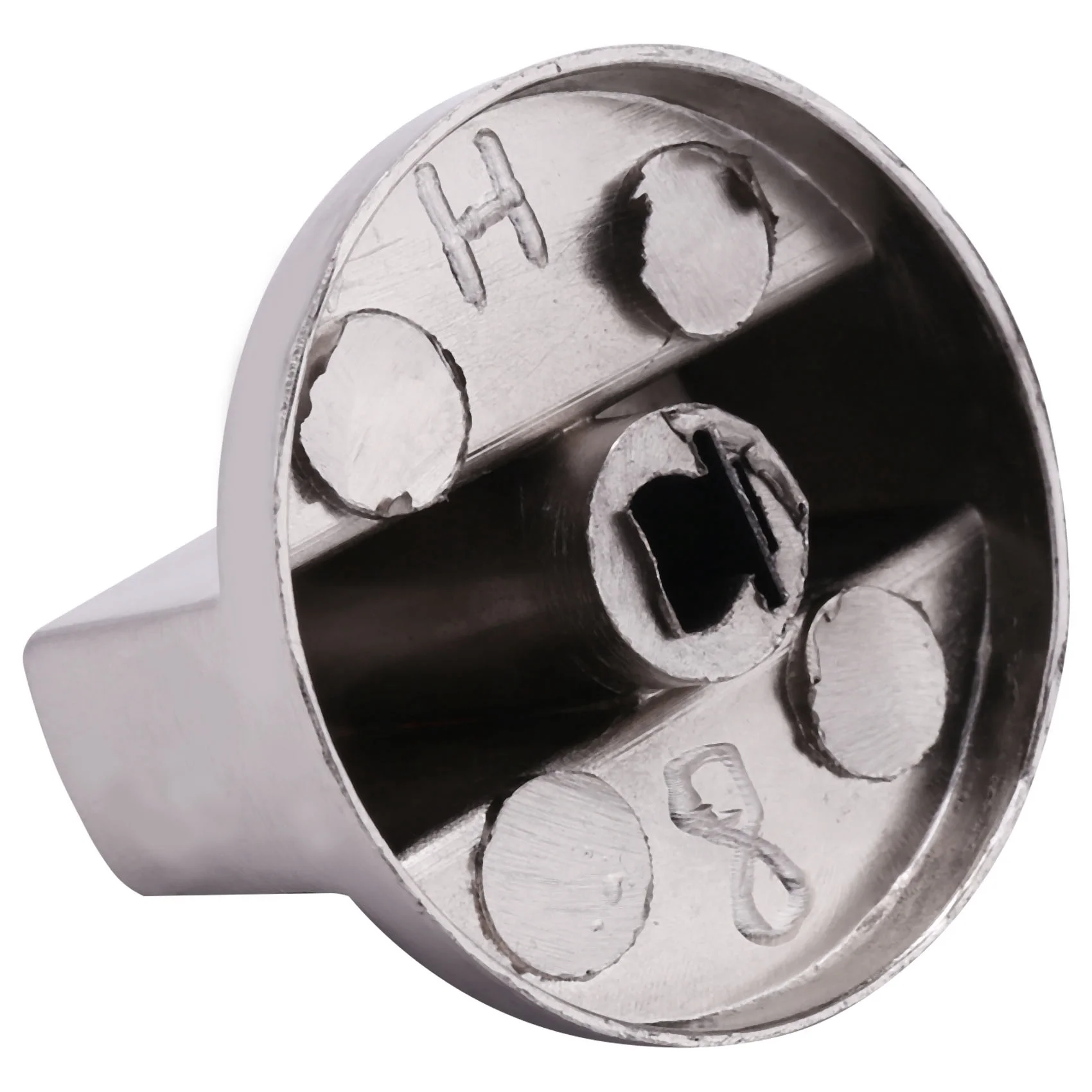 Brushed Metal Gas Stove Knobs Cooker Control Switch Range Oven Knobs Cooktop Burner Knob (24Pcs 6Mm Shaft Core)-A54Q