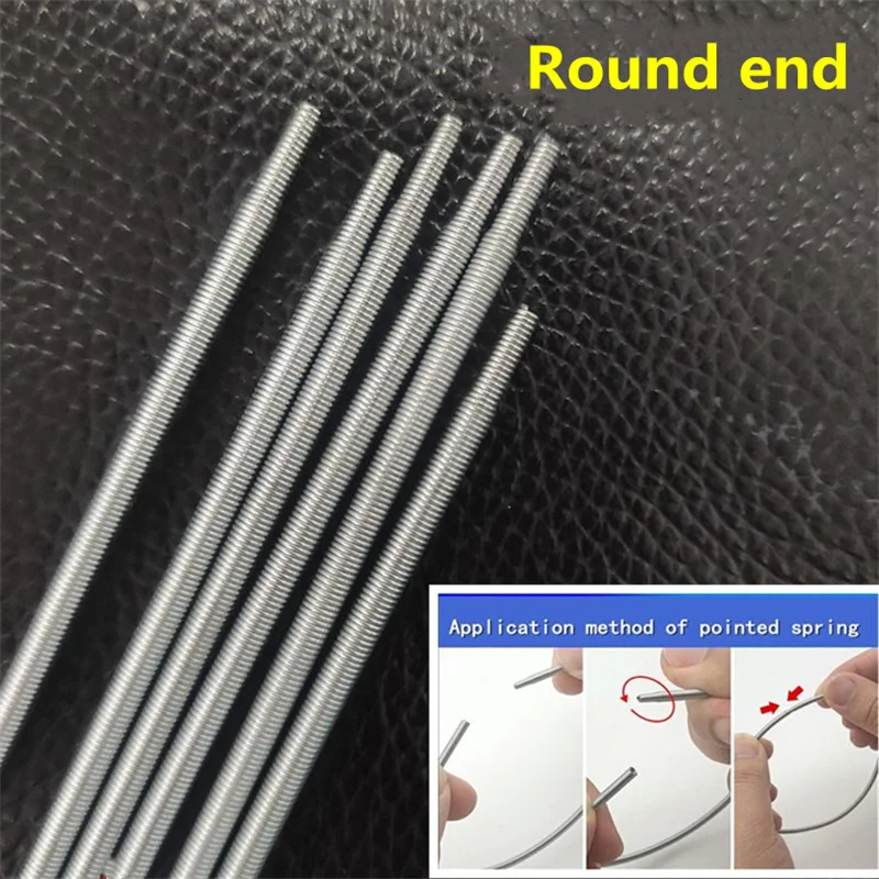 100PCS Wire 0.45mm OD 3MM  Hot Sealing Cutting Bag Making Machine Galvanized Sealing Compression Spring