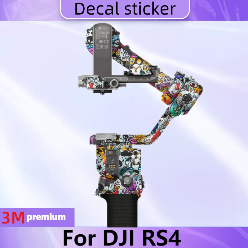 

Customized Sticker For DJI RS4 Decal Skin Gimbal Stabilizer Vinyl Wrap Film Protector Coat RONIN RS 4 S4 RoninS4