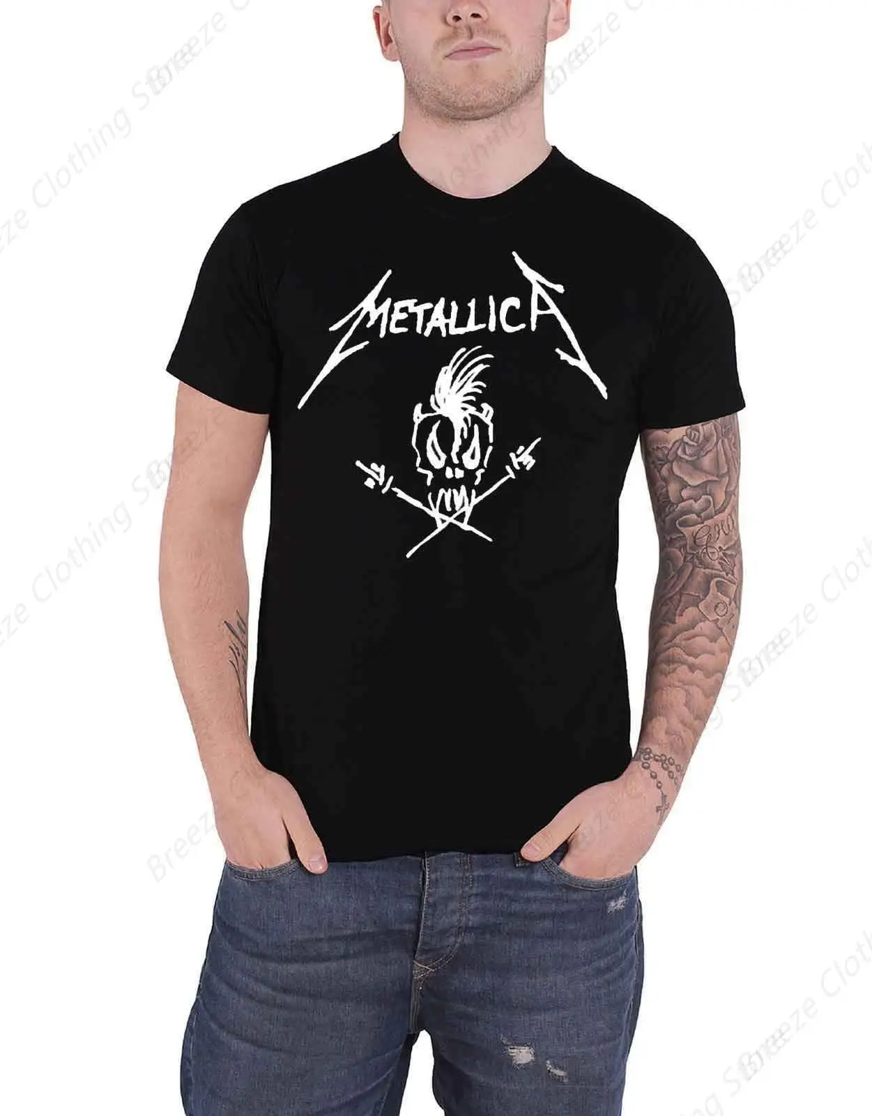

T Shirt Original Scary Guy Band Logo Official Mens Black