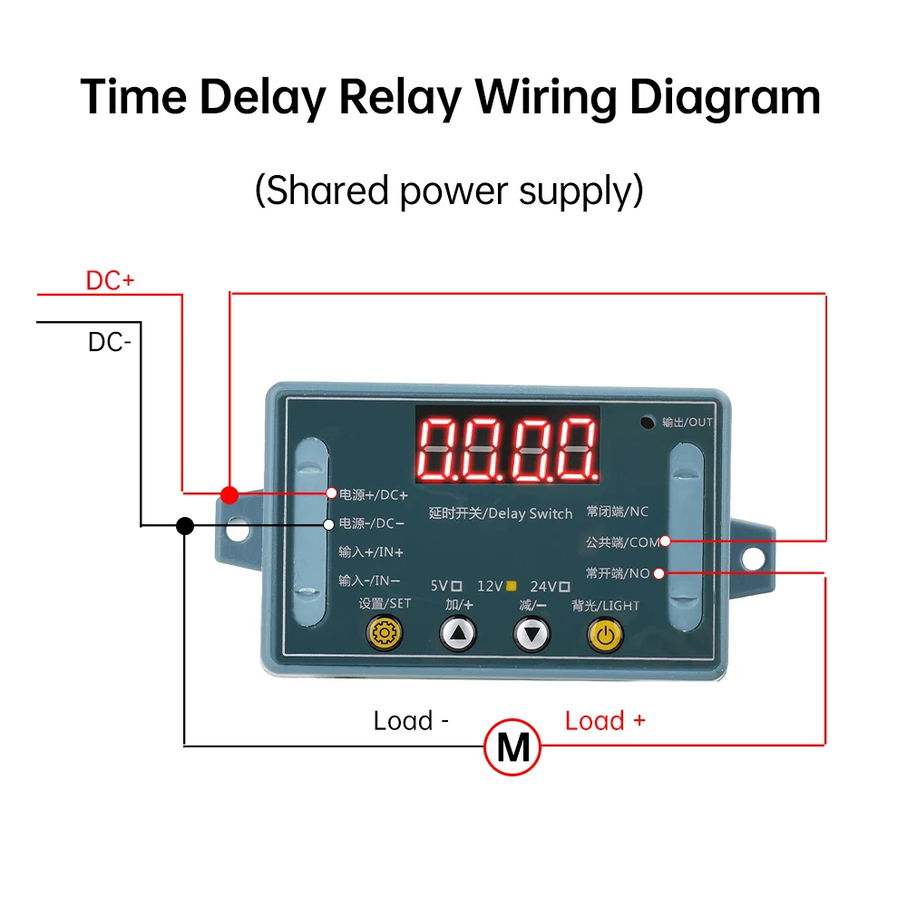 DC 5 V 12 V 24 V 10 A einstellbar 32 Modi Zeitverzögerungsrelaismodul LED Digital Timming Trigger Timer Steuerschalter