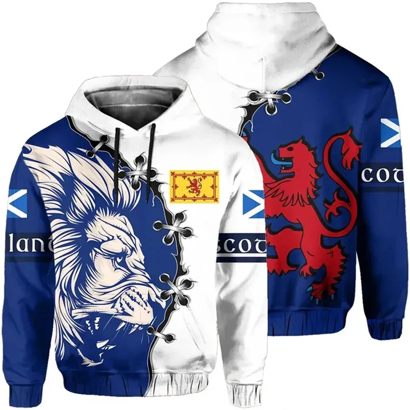 Scotland Hoodie Lion Coat Of Arms 3d Printed Hoodie New In Hoodies & Sweatshirts For Men And Women Fashion Hooded Pullover