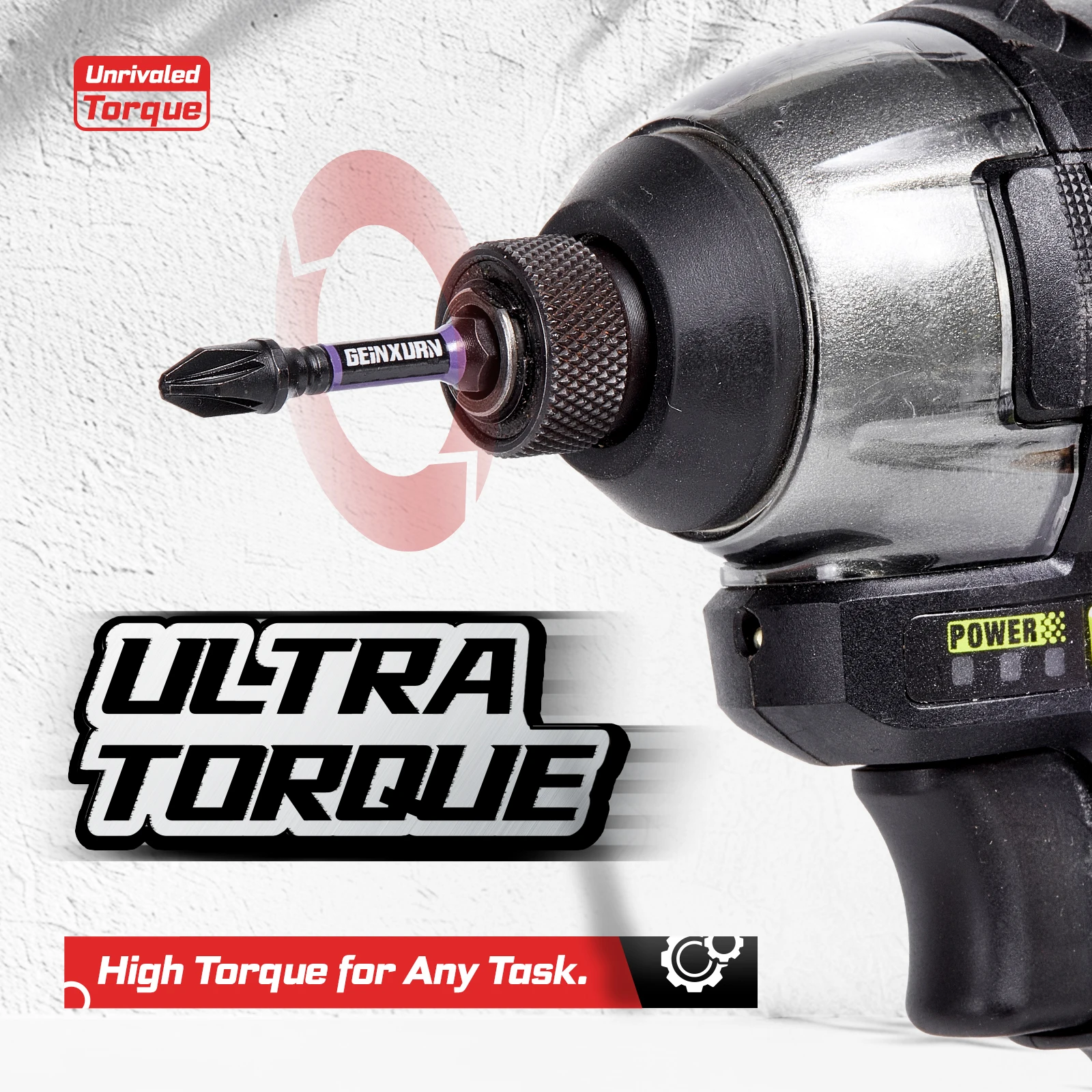 Geinxurn Impact  Pozidriv  Screwdriver Bits Set(PZ1/2/3), 2'' Magnetic S2 Steel Bits Set and Impact Bit Holder with Color Coded