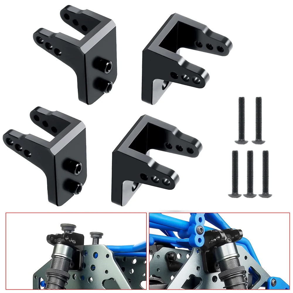 TRINOOD Upper and Lower Shock Suspension Link Mount for 1/8 LMT 4S King Sling, 4WD Digger Monster Buggy Truck Upgrade Parts