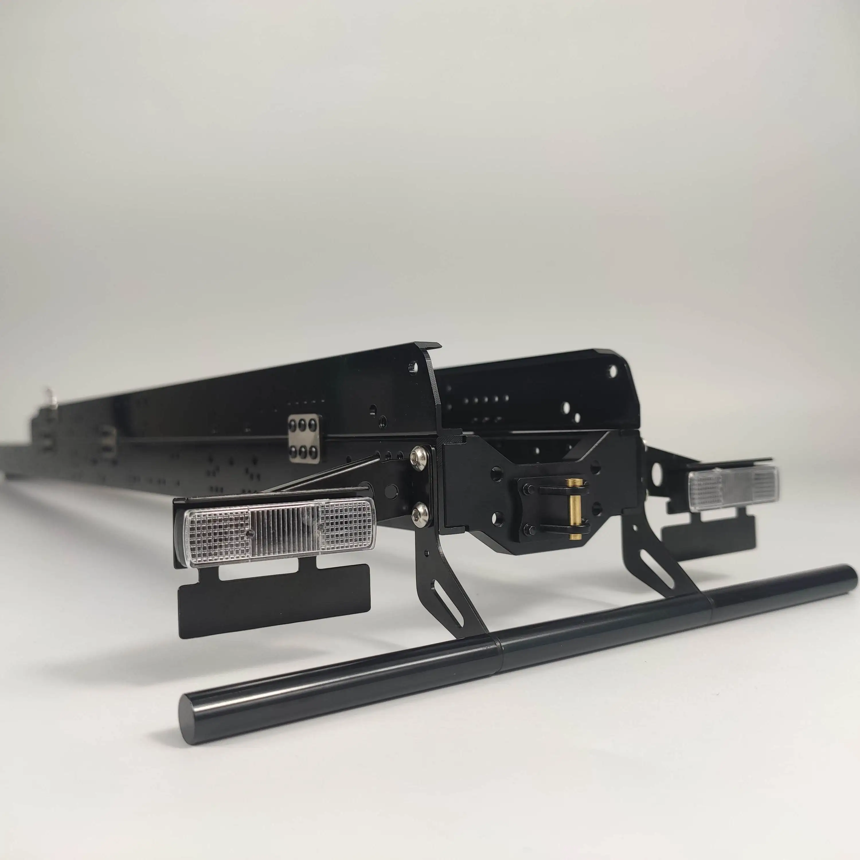 RC Lkw 8x8 Universal Chassis Rahmen Schiene Für Tamiya 1/14 Rc Lkw Anhänger 770s FH16 Actros TGX Lesu teile Zubehör