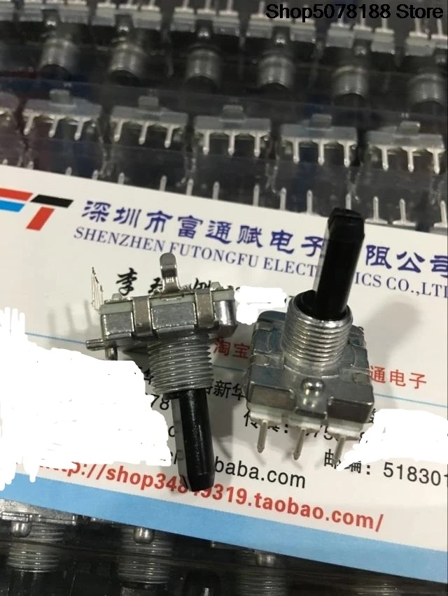 EC16-24 bit geluid volume encoder Volumeregelaar codes schakelaar pulspotentiometer 20-halve as