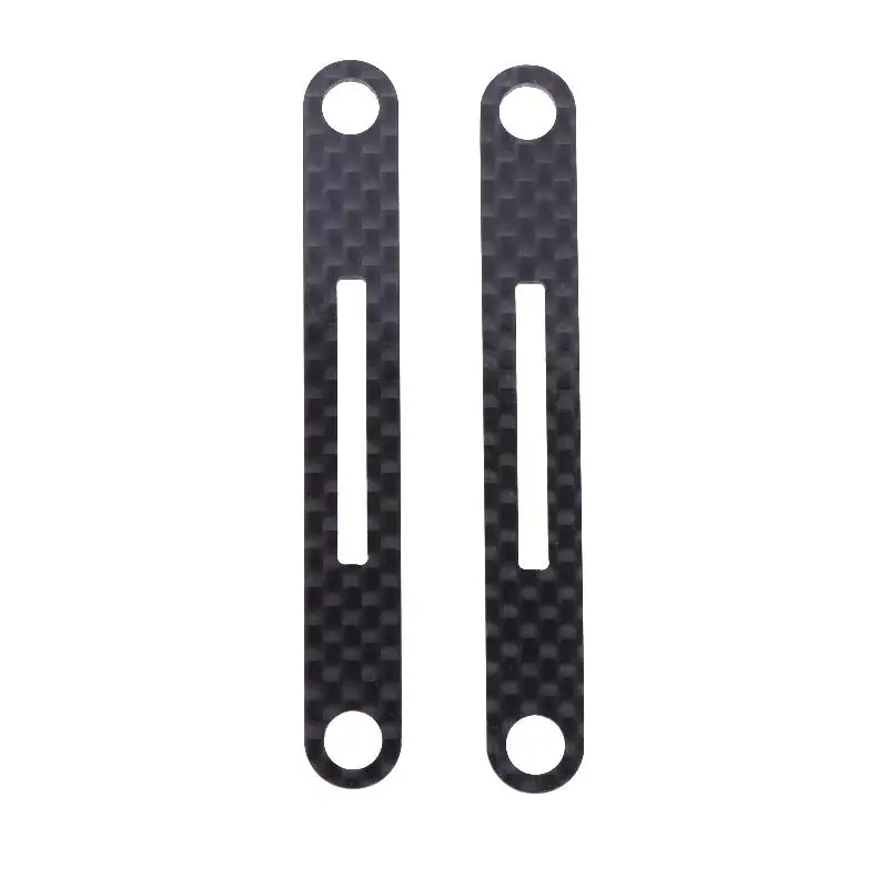 For Tamiya TT02 XV01 XV02 1/10 RC Car Upgrade Parts Carbon Fiber Invisible Body Mount Post Front Rear Body Mount Crossmember