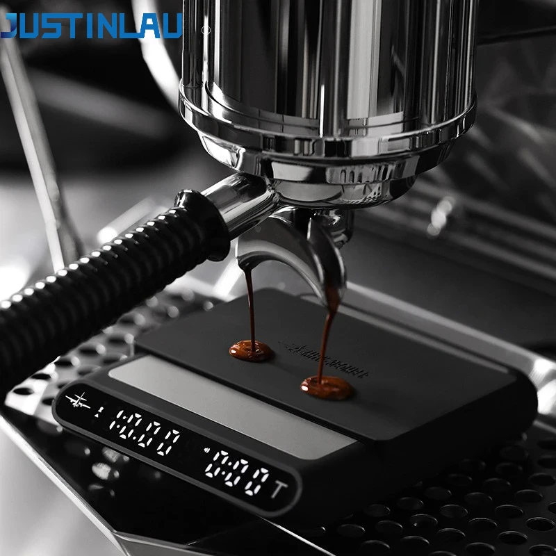 

Кофейные весы JUSTINLAU Formula Smart с таймером, профессиональные весы для пуровера и эспрессо, аксессуары для бариста