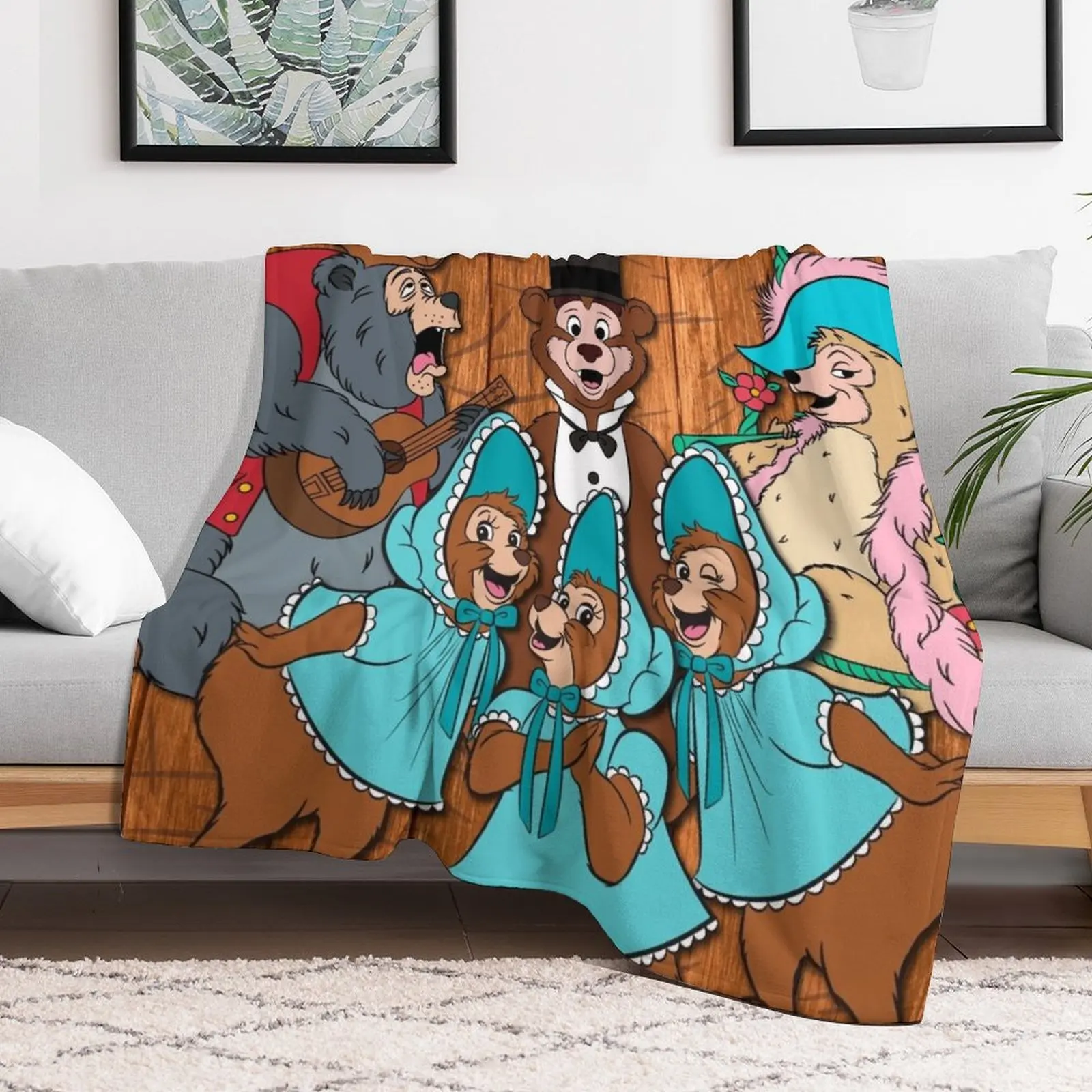 Country Bear Jamboree!! Throw Blanket For Baby Thin Blankets