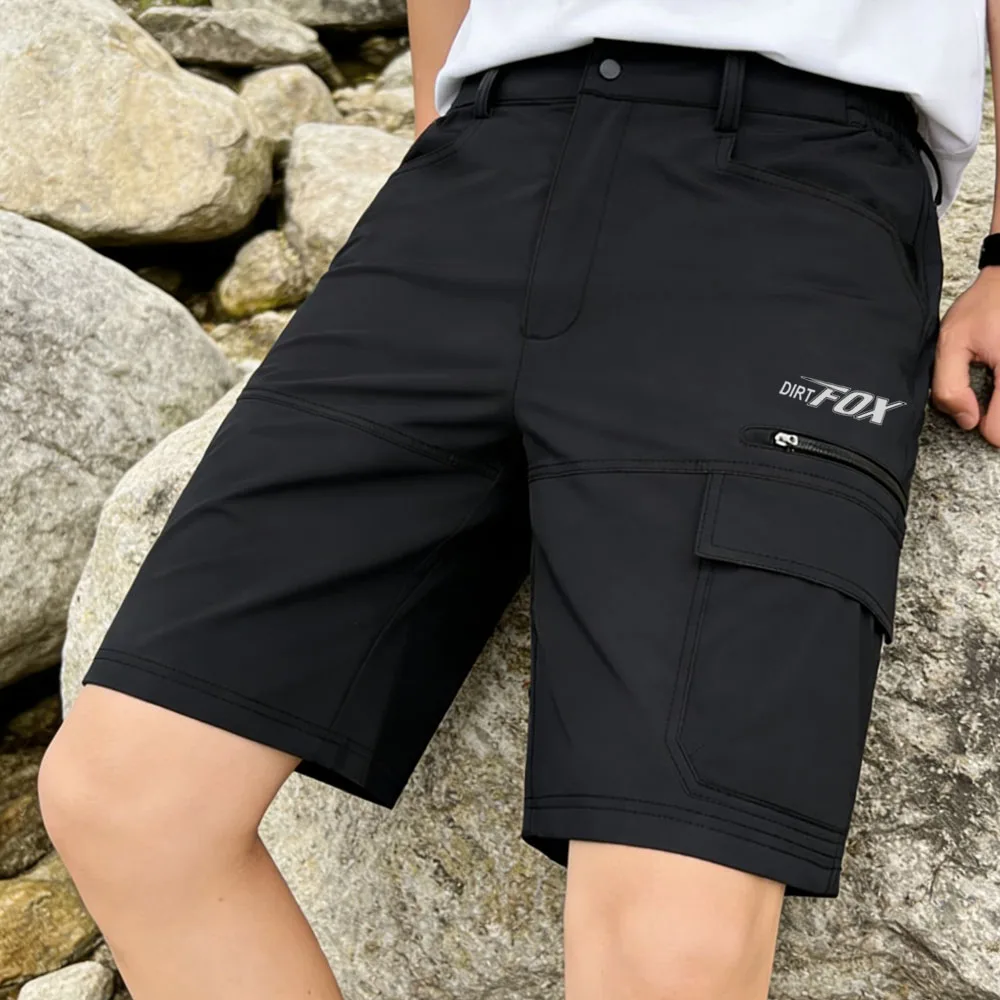 

DIRTFOX Cycling Shorts Man Mountain Bike Pants Downhill Short Mtb Hombre Road Bicycle Clothing Men Outdoor Sports Cargo Trousers