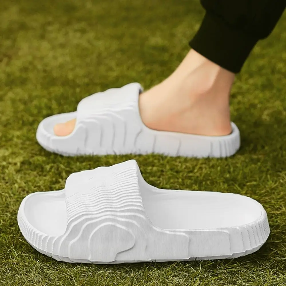 

Soft Platform Slides Sandals Anti Slip Casual Thick Soled Slippers PVC Beachwear Shoes Slippers Women Men Bathroom