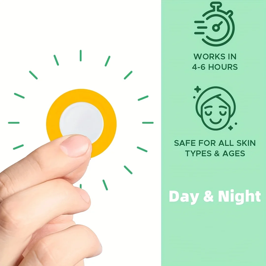 Non-Toxic Acne Patches with Tea Tree Oil & Salicylic Acid, Invisible Waterproof Spot Covers for Daytime Use, Suitable for All