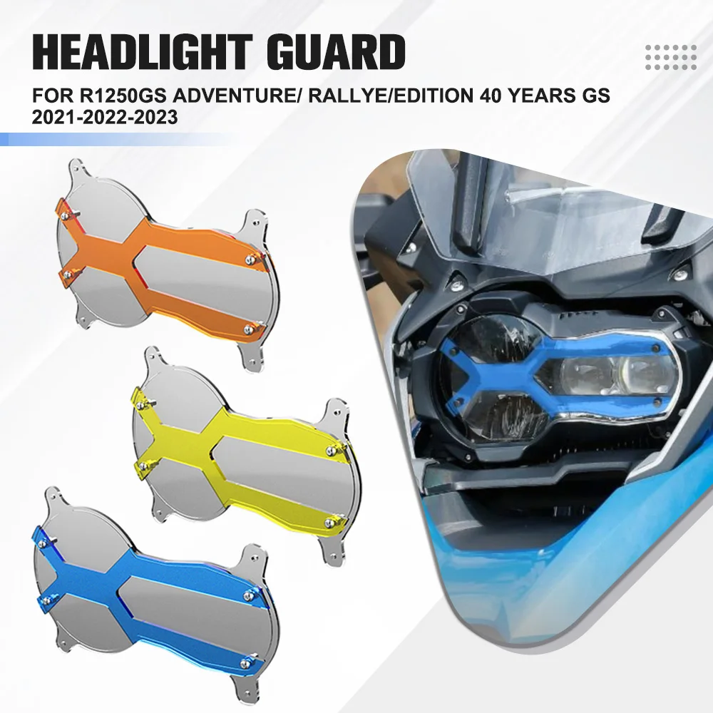 

For BMW R1250GS Adventure/ Rallye/Edition 40 Years GS 2021-2022-2023 Motorcycle Accessories Headlight Guard Protector Cover