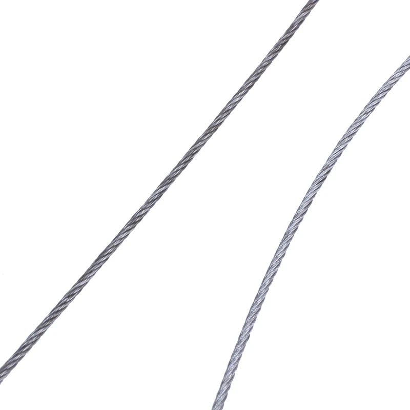 6X Roestvrij Staaldraad Kabel Rigging Extra, Lengte: 15M Diameter:1.0Mm