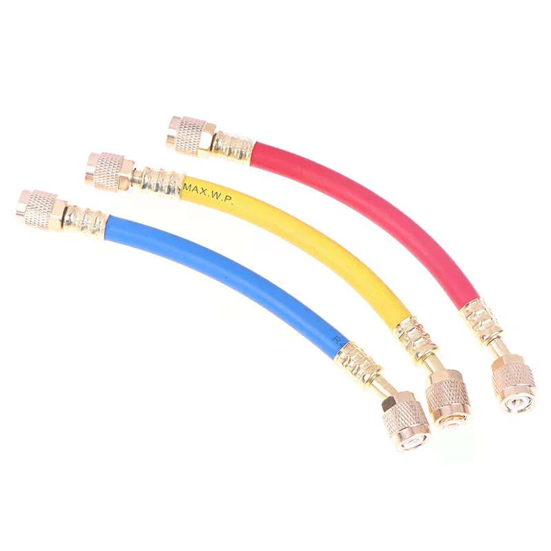 Refrigerant Charging Hose, 1/4 SAE Thread 800-4000PSI Tube HVAC Hoses, For Home Air Conditioner Refrigeration Maintenance