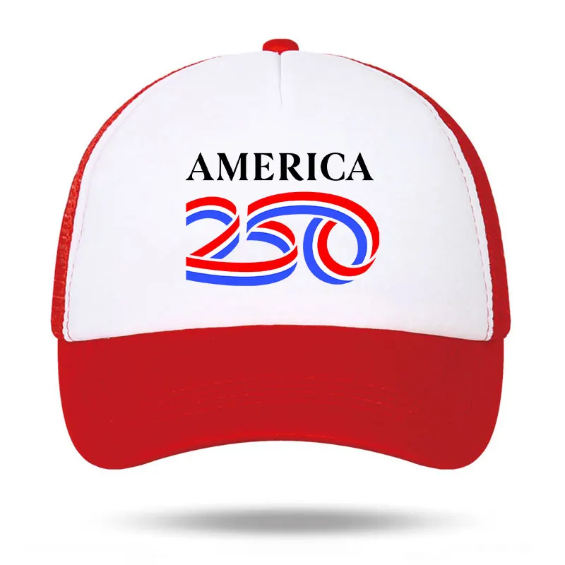 United States Semiquincentennial America 250 Foam Trucker Cap Unisex Adult Sprots Casual Travel Sun Protection Baseball Caps