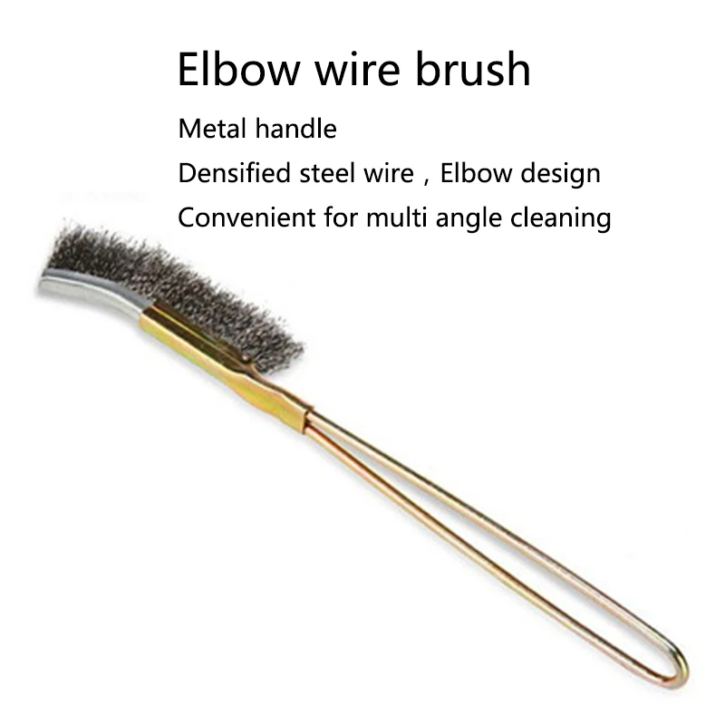 23cm Steel Wire Brush Aquarium Algae Cleaning Brush Nylon Brush Aquarium Cleaner Fish Tank Stain Cleaning Tools Accessories