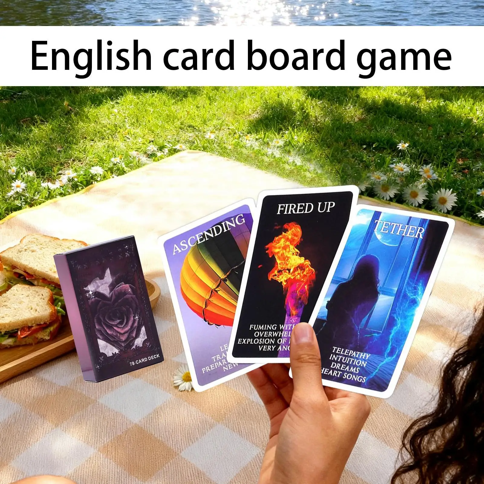 

Для Mustir Blarh Rose Карты Таро Портативные стратегические настольные игры 78-компонентные карты Таро для начинающих для девочек и мальчиков, детские игры для женщин и мужчин