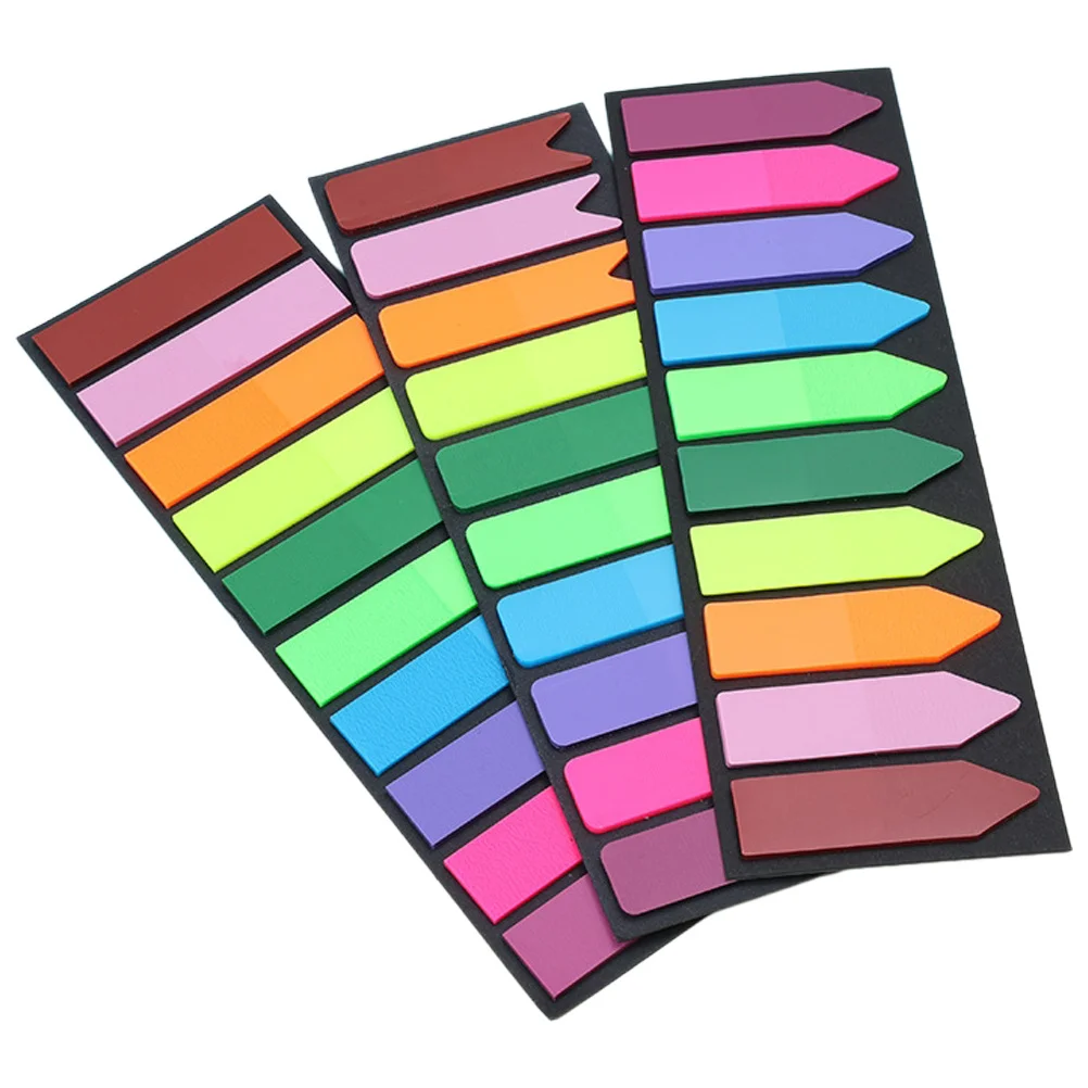 300pcs Self-Adhesive Book Tabs Compact Sticky Flags Portable Page Markers Convenient Reading Notes For School Office Home Study