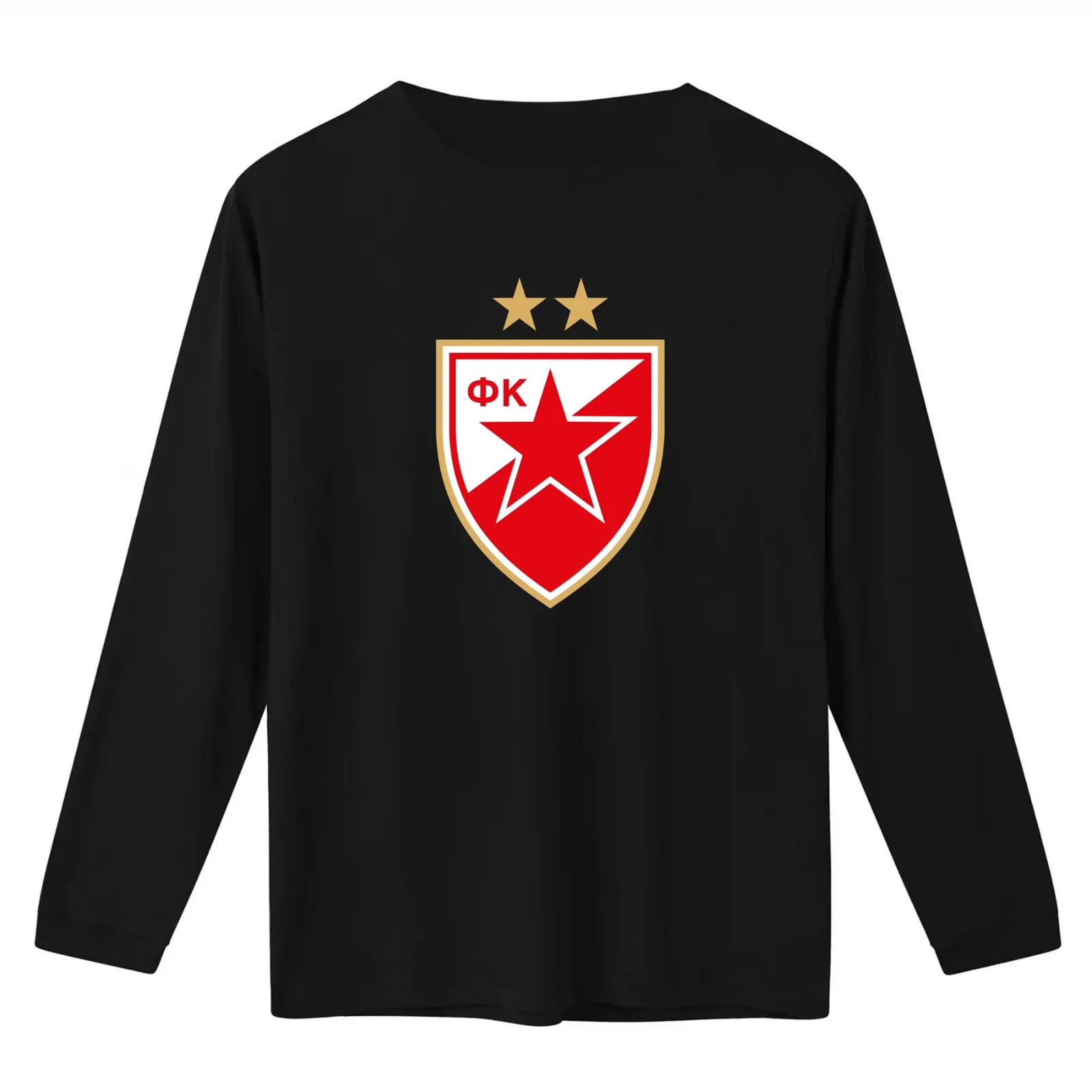 Crvena Zvezda Red Star Belgrade - Red Star Belgrade T-Shirt Summer Casual Cotton Tee Oversized Streetwear Tops 100% Cotton