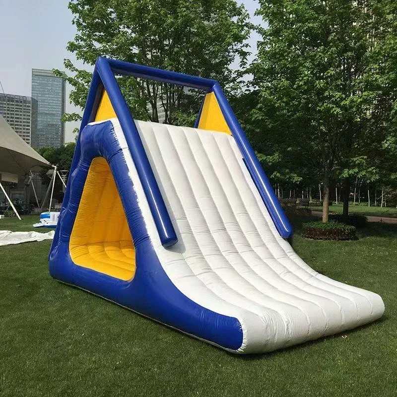 Inflatable mobile water park triangle slide small slide toy seesaw trampoline hot wheel floating toy