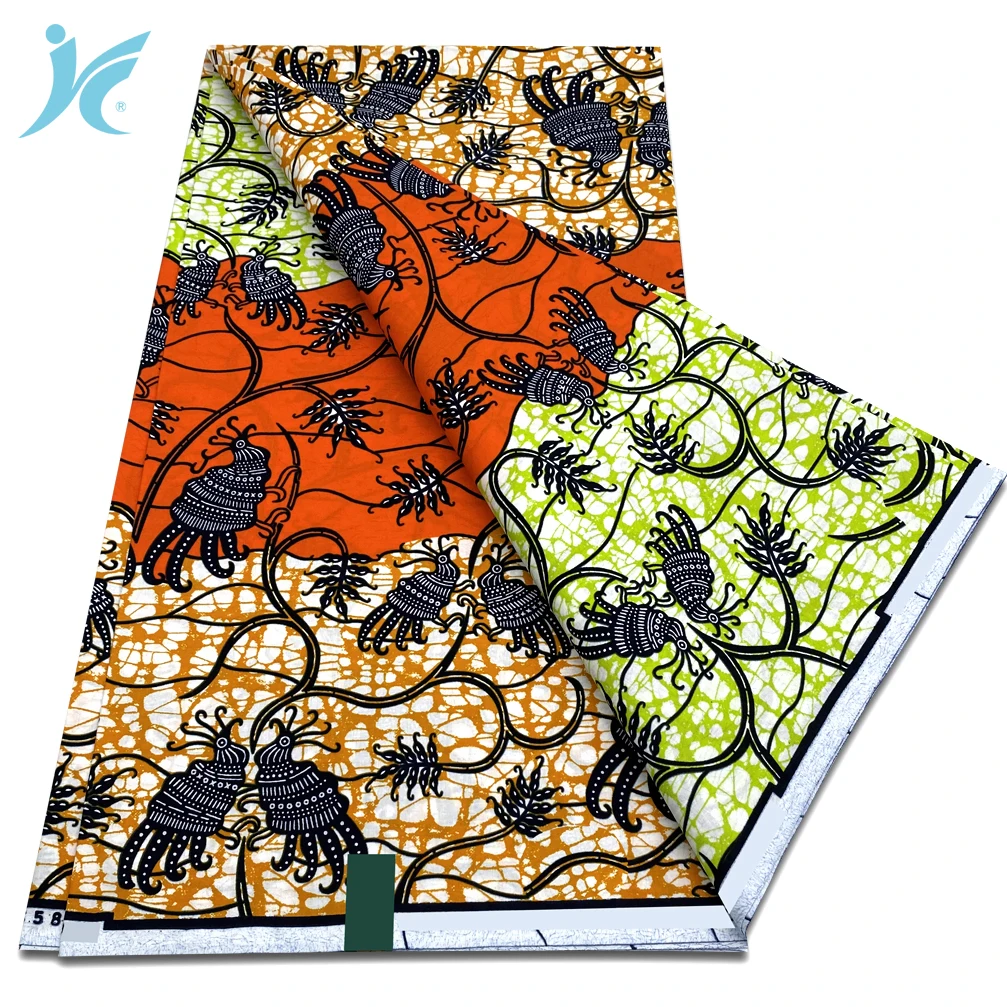 Wholesale Prices African Real Wax Prints Fabric Ankara Wax 100% Cotton Fabric Guaranteed Veritable Original Sewing Material