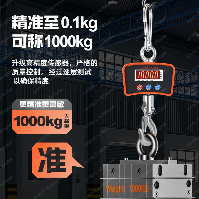 OCS-B1 Direct Display Electronic Crane Scale 500kg/1000kg Industrial Crane 1t Crane Scale Lifting Scale