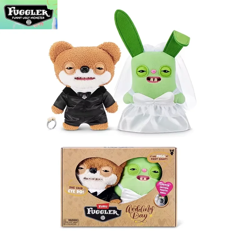 fuggler-hot-sale-wedding-day-limited-edition-series-ugly-cute-teeth-monster-plush-doll-ornament-desktop-toy-girl-festival-gift