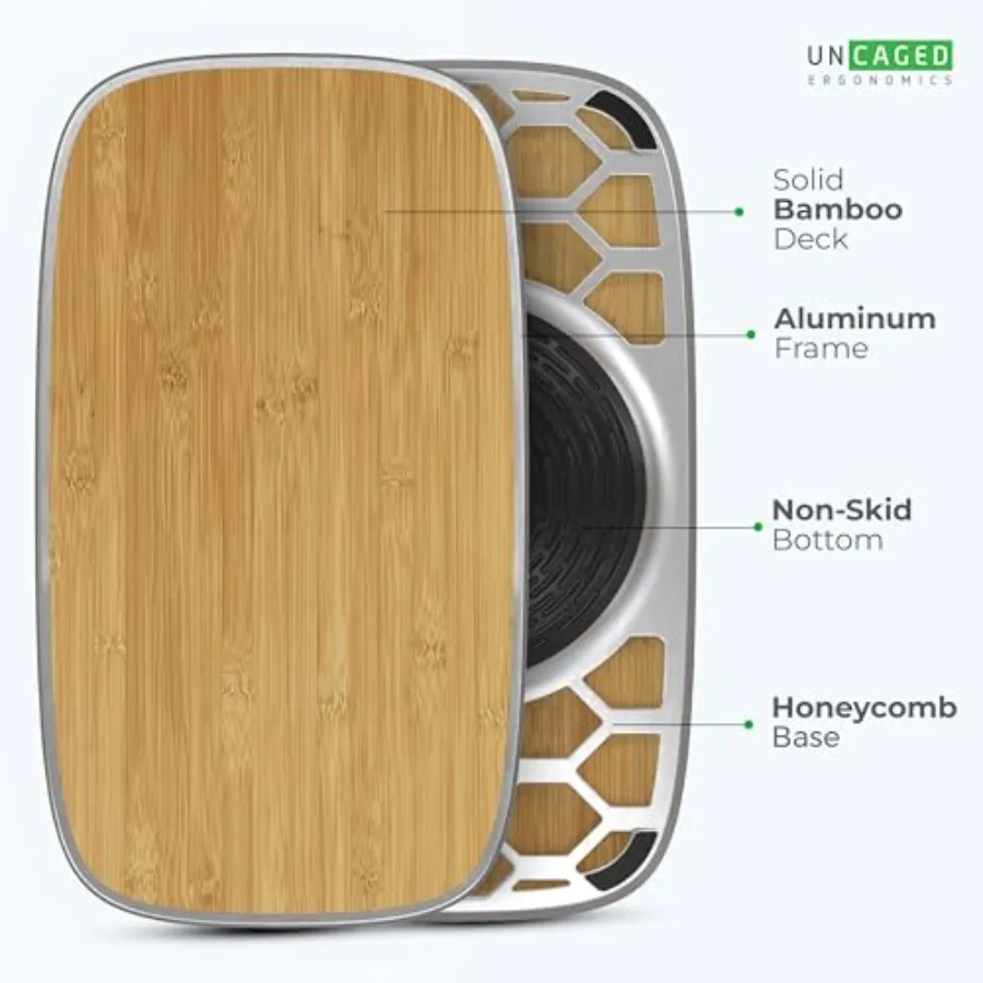 قاعدة + لوح توازن مكتبي قائم، حصيرة مضادة للتعب لمحطات العمل المكتبية، لوح توازن متذبذب، حصيرة تمرين تعزز الموقف أ