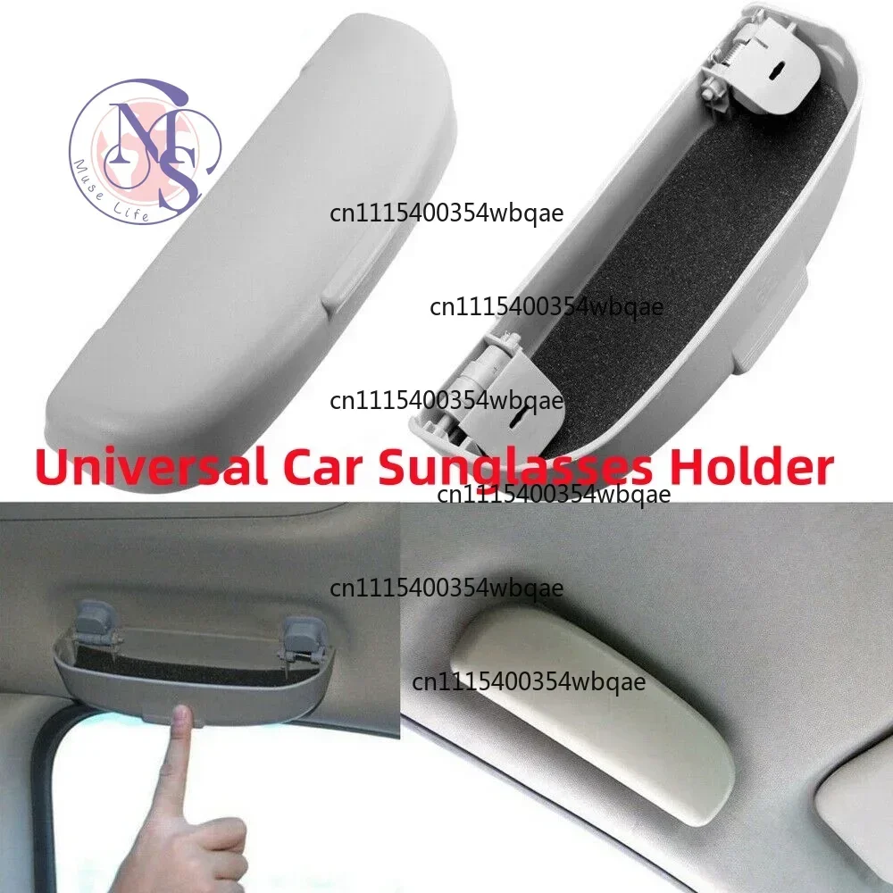 ZOCI-FOR-1Pcs Universal Car Sunglasses Holder Glasses Storage Box Cage For Automobile Interior Replacement Parts