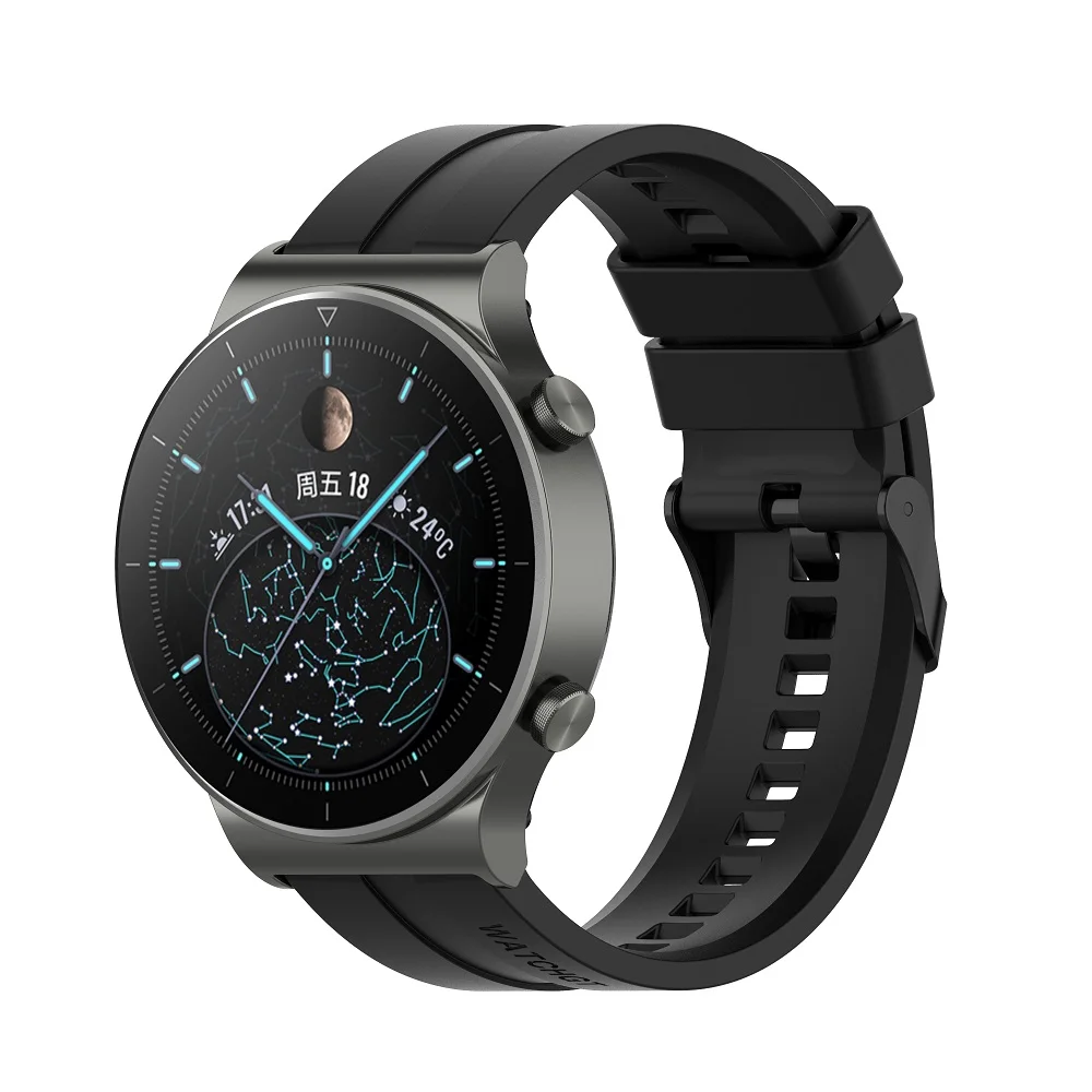 Cinturino in Silicone 22mm per Huawei Watch GT 2 Pro cinturino sportivo morbido cinturino per Huawei GT GT2 46MM GT3 Watch 3 Pro