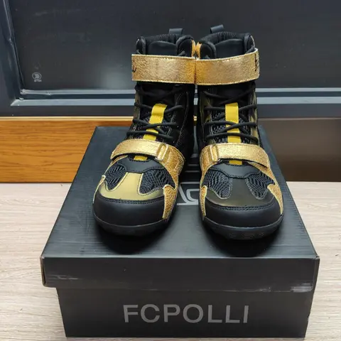 Nowe męskie buty zapaśnicze 2025, designerskie buty bokserskie, męskie buty walki najwyższej jakości, oddychające buty sportowe, duże rozmiary