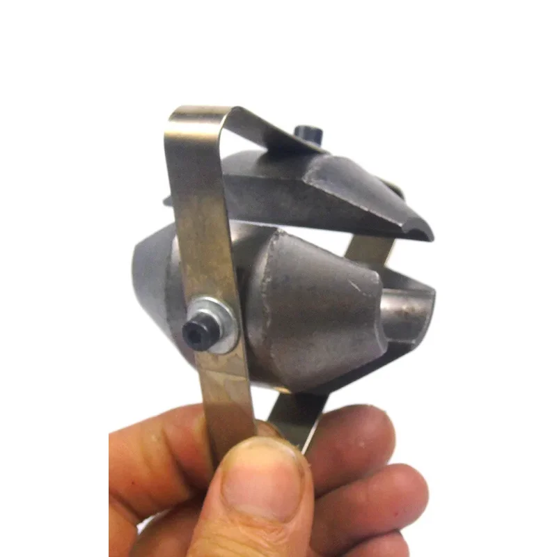 Type 150 Pipe Dredging hine Cleaning Clamping Block, Lock Core Thickened Stainless Steel Triangular Disc Clutch Accessories