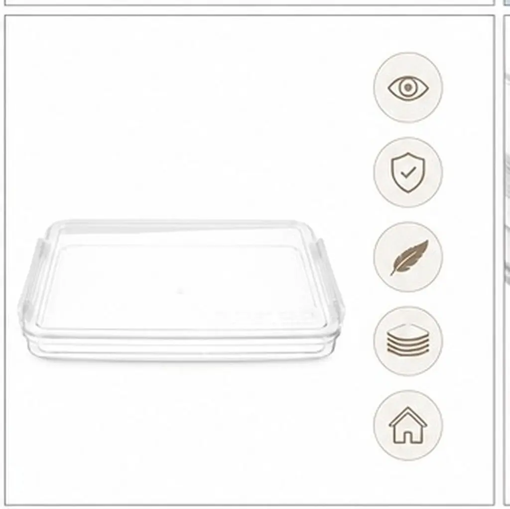 Portable File Storage Box – Lightweight Large-Capacity Document Organizer for Office, Home & School