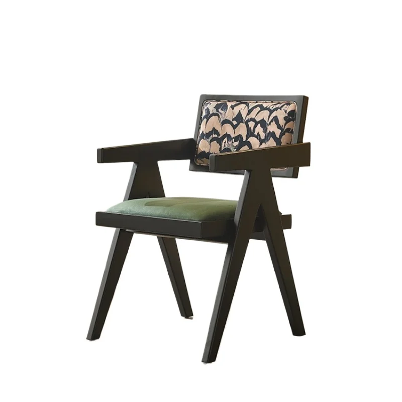 

Nordic single sofa chair rattan armrest dining designer rattan small table and balcony leisure