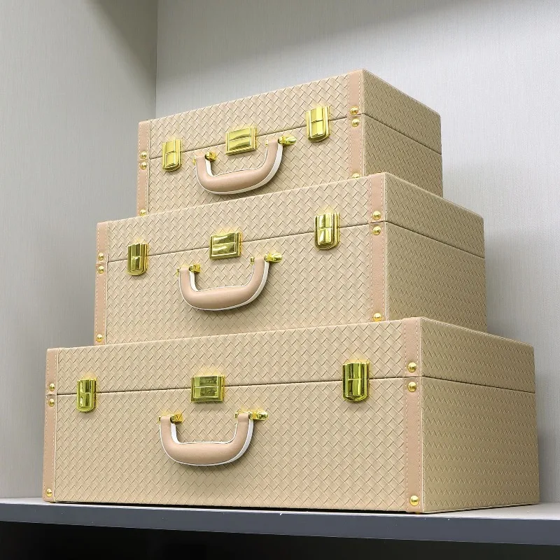 

Modern Simple Storage Boxes Portable Organization Box Travel Portable Organizer Case Clothes Cabinet Organizers Containers