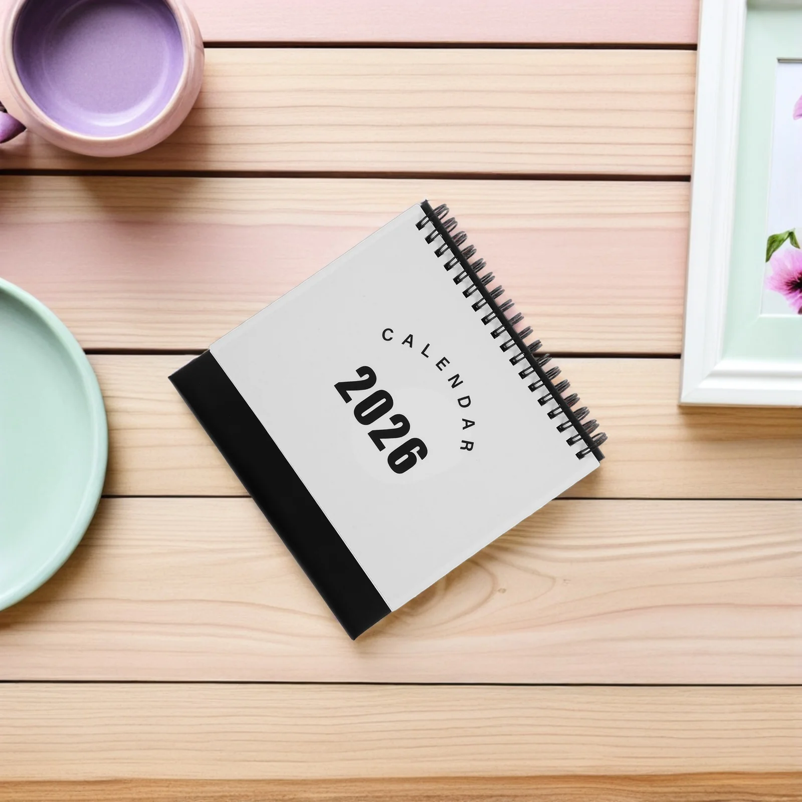 

Настольный календарь 2026: миниатюрный, настольный, от 2025 года до декабря 2026 года, портативный планировщик для дома, офиса, школы, с датами