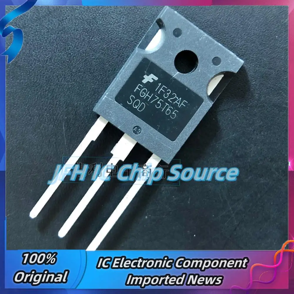 5PCS-10PCS FGH75T65SQD  IGBT TO-247 650V 75A  Best Quality Stock