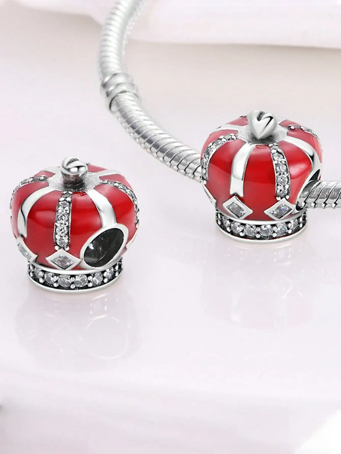 سحر بلاتا الحب ممرضة الإسعافات الأولية الخرز ل سحر 925 الأصلي خرز سوار صنع المجوهرات هدية المرأة #3