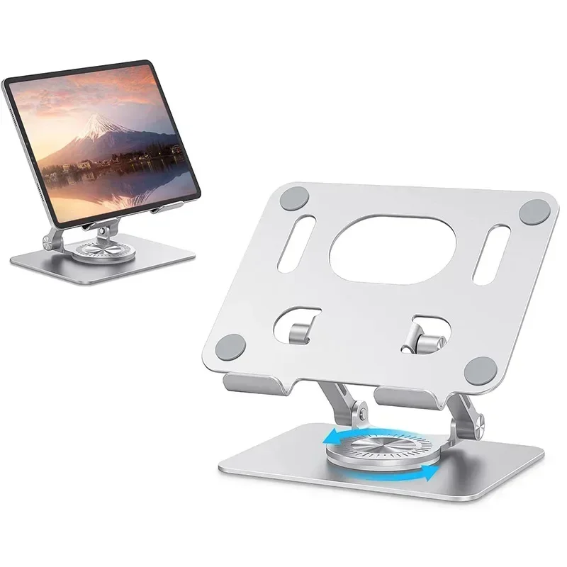 360 °   Obrotowy uniwersalny uchwyt na tablet telefoniczny Składany stojak na biurko dla iPhone 16 iPad Samsung Galaxy Tab Xiaomi Pad Mount — zdjęcie 2