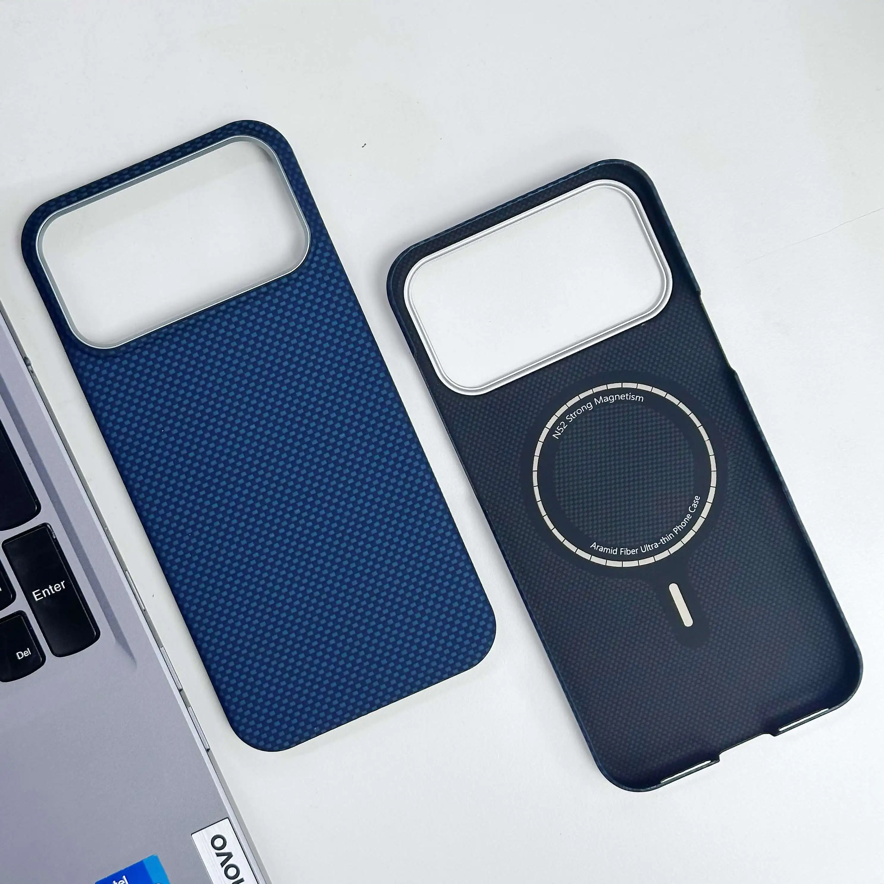 Luxury Real Kevlar Case for iPhone 17 Pro Max, 600D/1500D Aramid Fiber Magnetic MagSafe Cover, Ultra Thin Shockproof Phone Case view 4