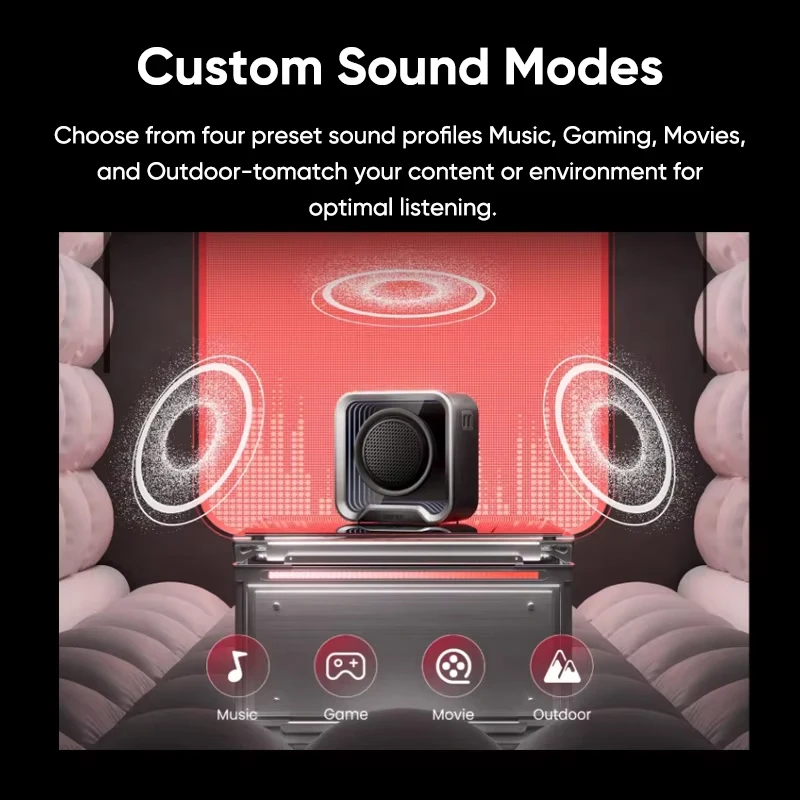 Edifier QS20 Alto-falante portátil com luz ambiente Bluetooth V6.0 IP67 Emparelhamento estéreo Alto-falante de conexão multiponto com microfone