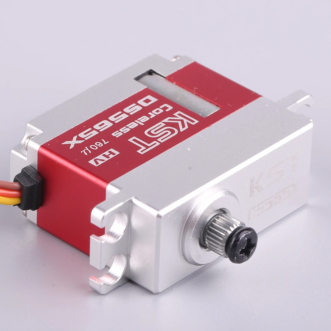KST DS565X HV High Voltage Servo 760μs Narrow Frequency Tail for 450/500 Model Helicopters - High Performance RC Equipment