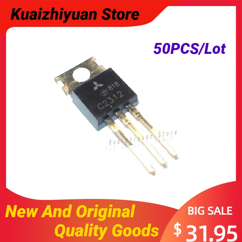 

50PCS/Lot New And Original 2SC2312 TO-220 250V6A Rf Power Transistors Suitable For The Output Stage Of 27MHz 4W AM Quality Goods