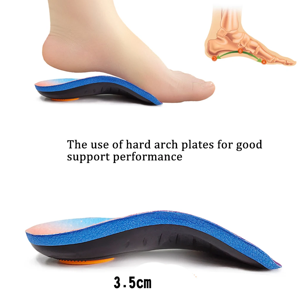 Arch Support Flat Foot Insole  Orthopedic Insoles For Shoes Men Women Foot Valgus Varus XO-type Leg Corrector Shoe Pad Inserts