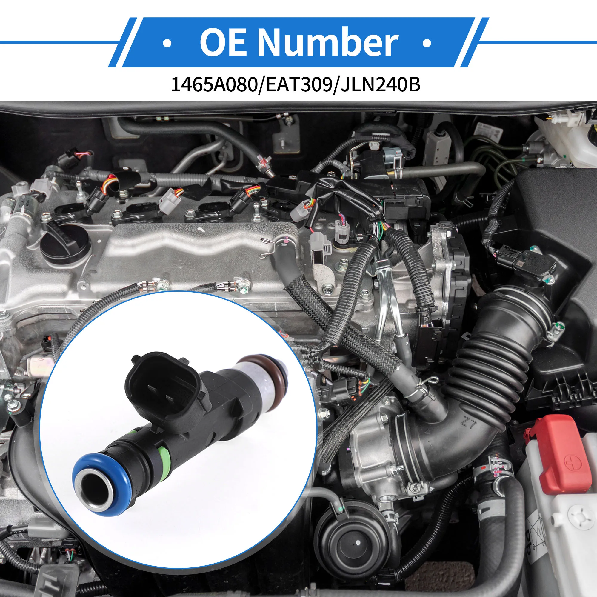 

UXCELL 1 шт. No 1465A08 Топливная форсунка для Mitsubishi Outlander 3.0 07-13 Топливная форсунка