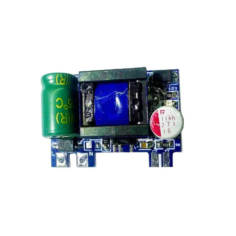 AC90-264V to 5V 1A/12V 0.5A Isolating Switch Power Supply Module Ultra-thin Mini AC-DC Converter with Overload Protection