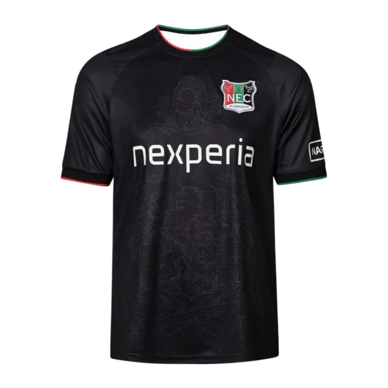 Neue 2026 NEC Nijmegen 2026-27 Saison Heim- und Auswärts-Fußballtrikots, atmungsaktive Kurzarm-Sporttrikots für Erwachsene/Kinder, Familien-Set – Detail 5
